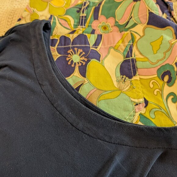 Maeve Collette Pants; retro 1970's spring colors print; Anthro's "magic fabric"! - Picture 12 of 12